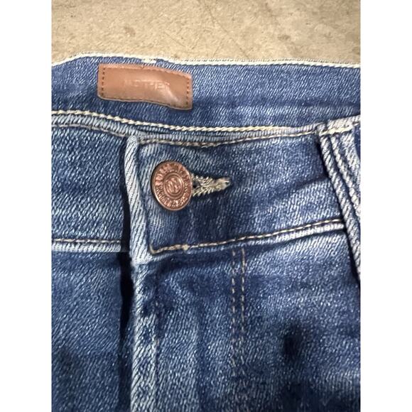 Mother The Runaway Step Fray Blue Jeans In Leaps And Bounds size 29 X 30 - Picture 4 of 16